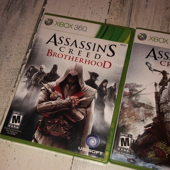 Assassins creed XBOX 360 game combo pack 3 games gaming system games vid… - Picture 5 of 14